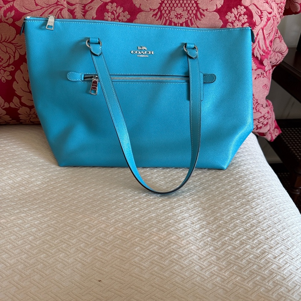 Coach Vibrant Blue Tote Bag